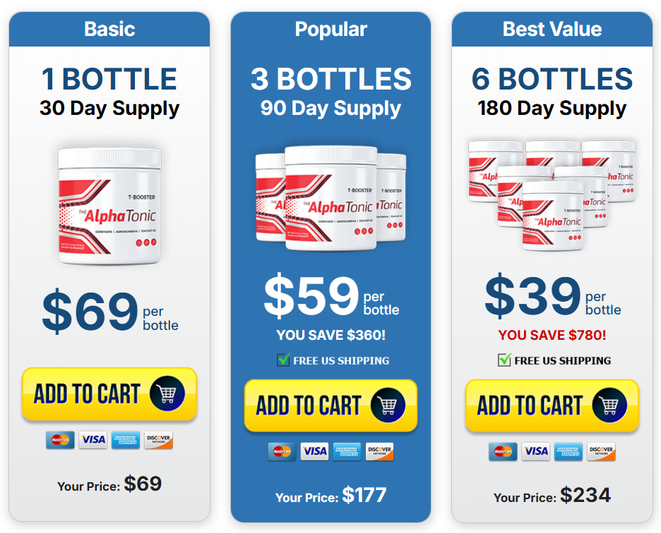Alpha Tonic Price