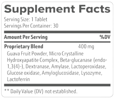 DentaTonic Supplement facts