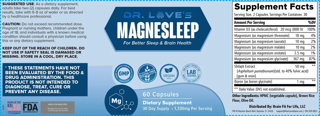 Dr. Love's MagneSleep Supplement